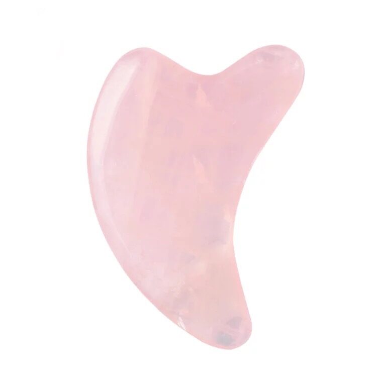 GUA SHA w kształcie serca kwarc