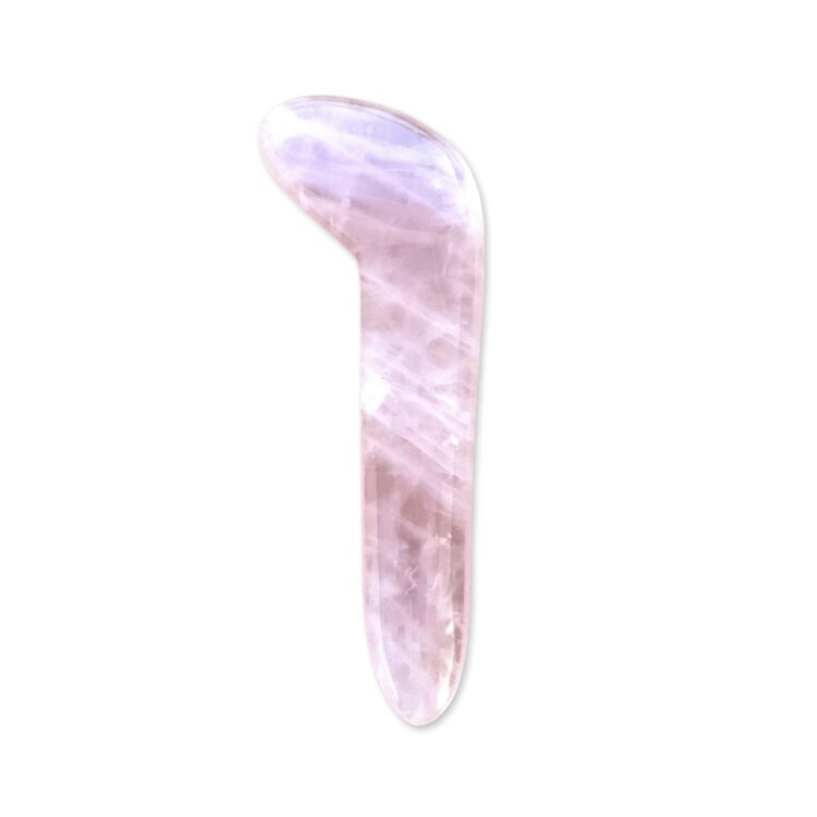 GUA SHA różowy kwarc