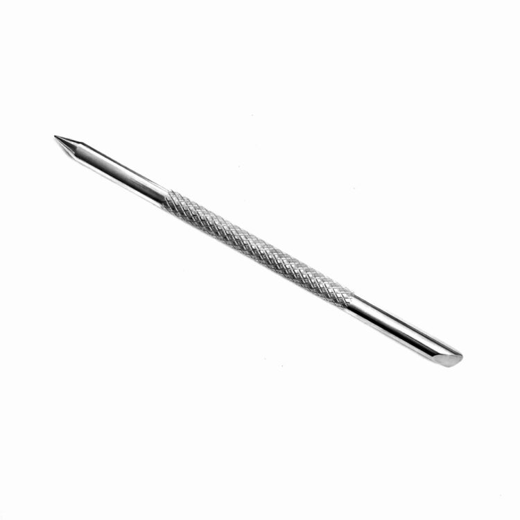 Pin stalowy moletowany